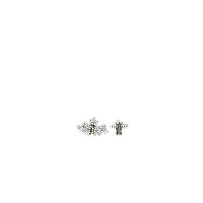 Dior Bee & Jâadior Earrings Silver Tone