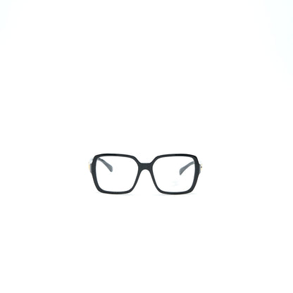 Chanel Square Glasses Frame Black