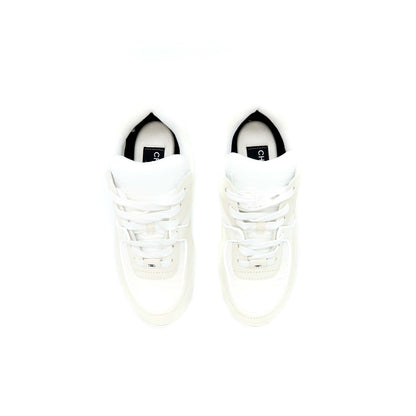 Chanel Size 37.5 22K CC Logo Sneaker White