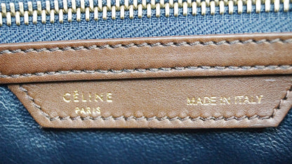 CELINE Phoebe Philo Tricolor Mini Luggage Tote Bag