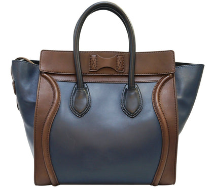CELINE Phoebe Philo Tricolor Mini Luggage Tote Bag