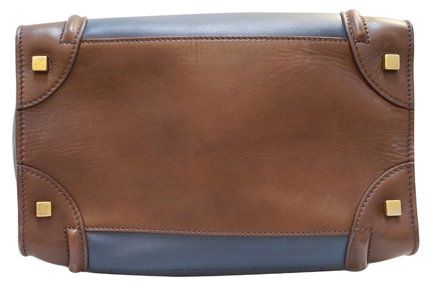 CELINE Phoebe Philo Tricolor Mini Luggage Tote Bag