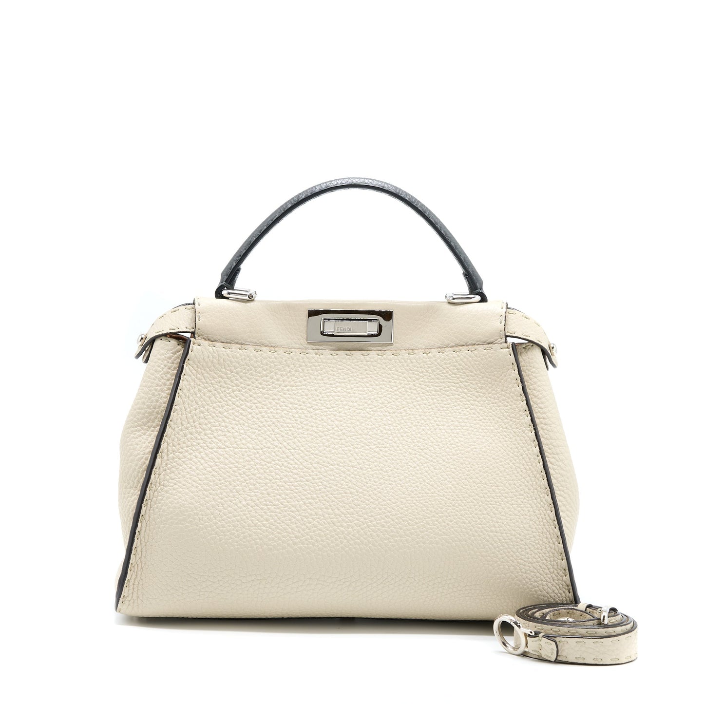 Fendi Peekaboo Grained Calfskin Mix Romano/Aacanara