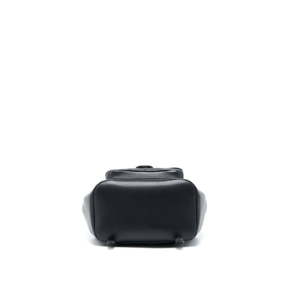 Chanel 23C Large Duma Backpack Calfskin Black LGHW (Microchip)