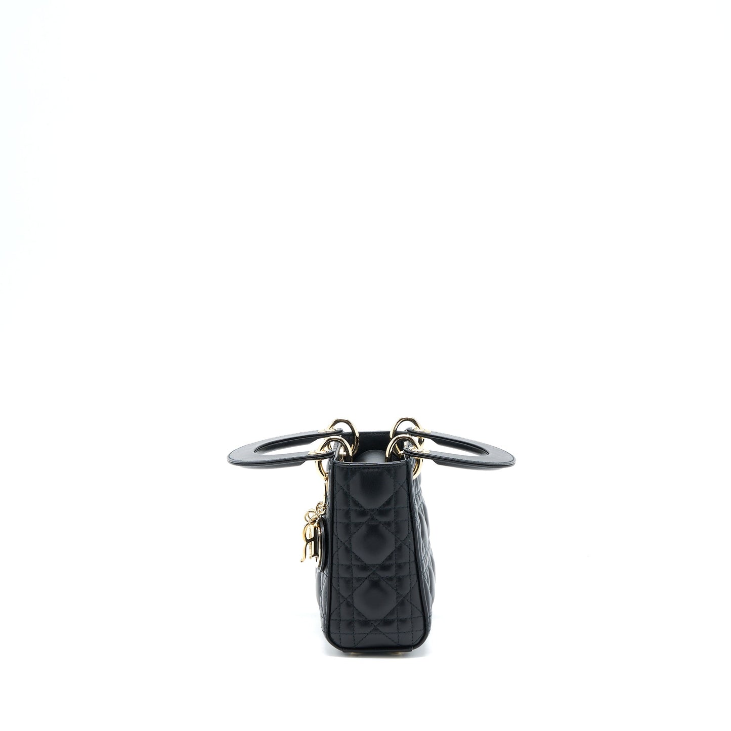 Dior Lady Dior Mini Lambskin Black