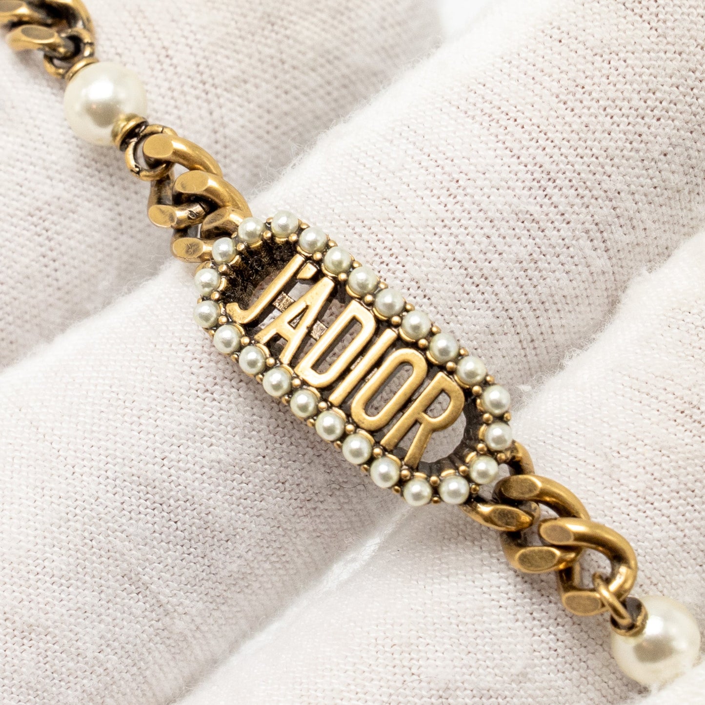 Dior JâADIOR Pearl Bracelet Gold Tone