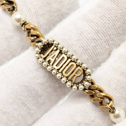 Dior JâADIOR Pearl Bracelet Gold Tone