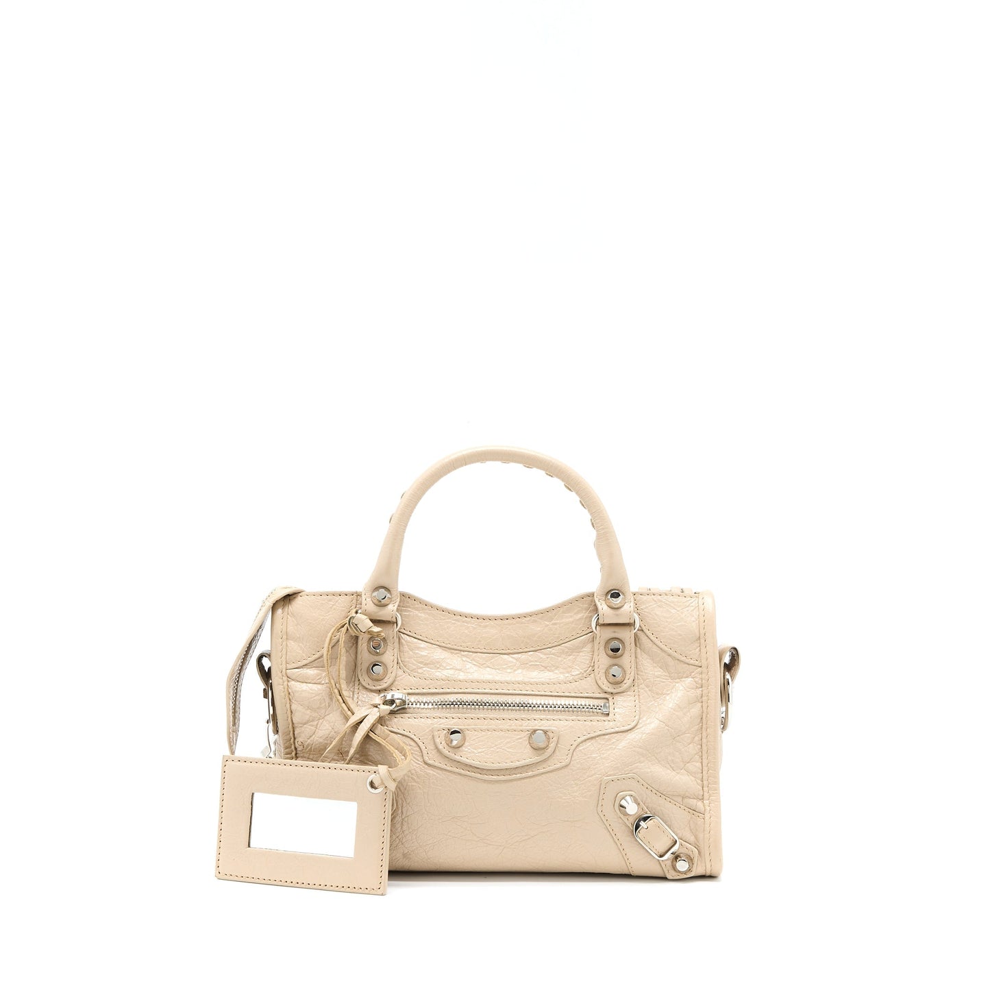 Balenciaga Mini City Purse Beige