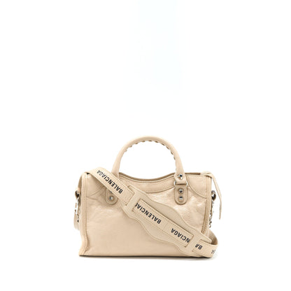Balenciaga Mini City Purse Beige