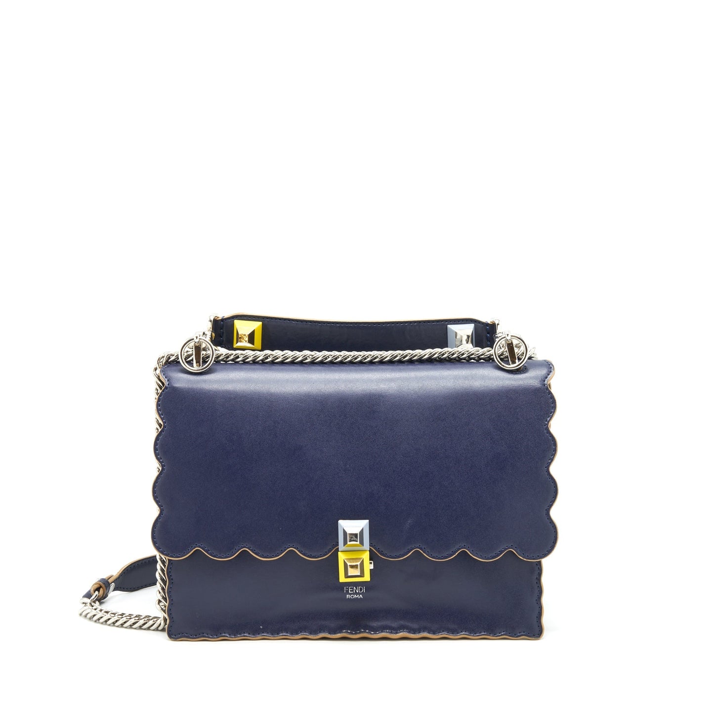 Fendi Kan I Purse Navy