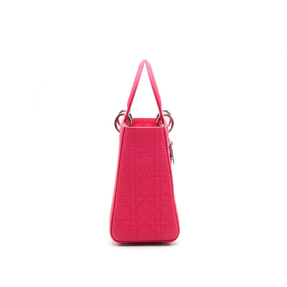 Christian Dior LADY DIOR HOT PINK IN METALLIC PINK HARDWARE