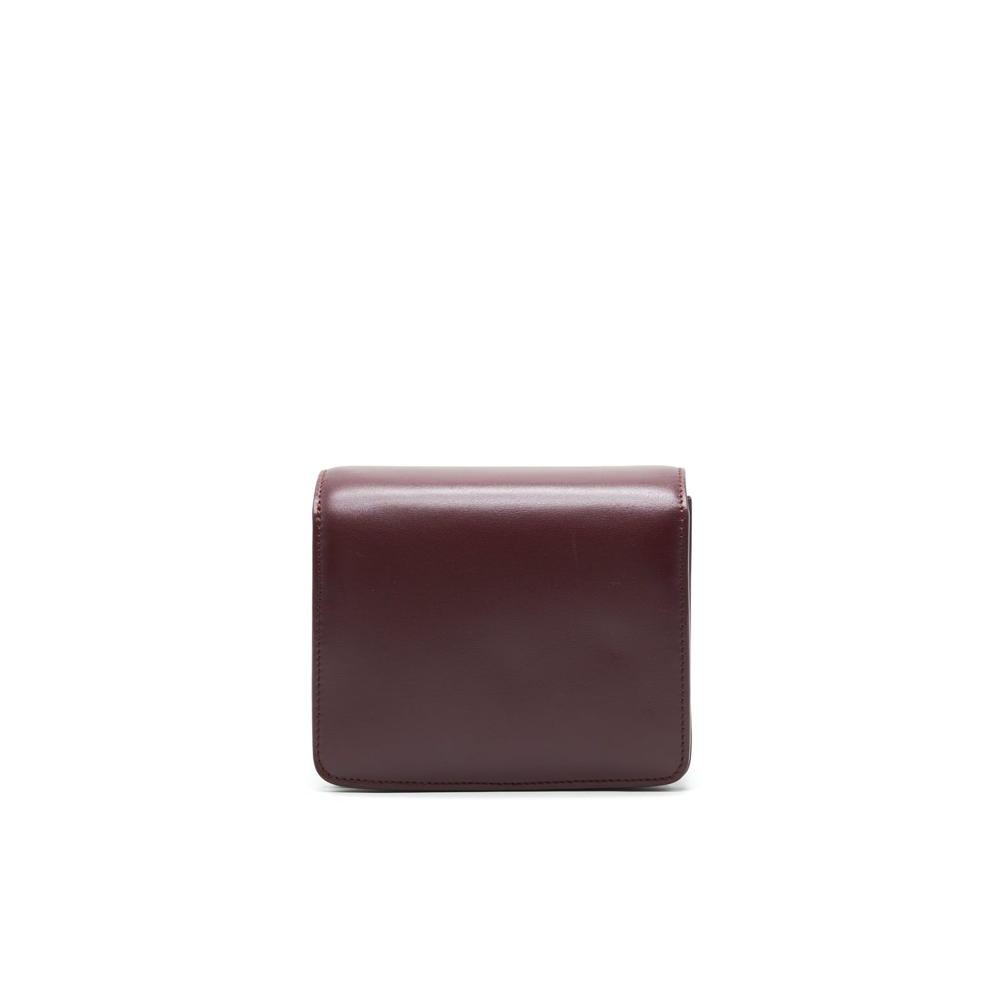 CELINE SMALL CLASSIC Purse CALFSKIN BURGUNDY