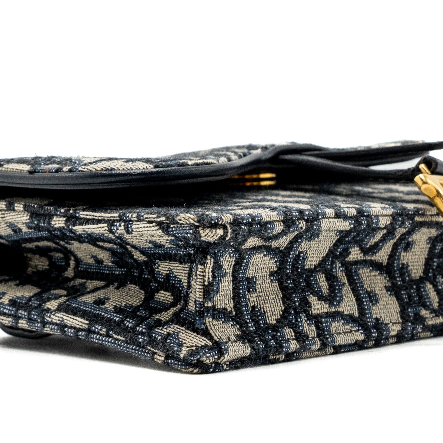 dior saddle belt pouch dior oblique jacquard blue