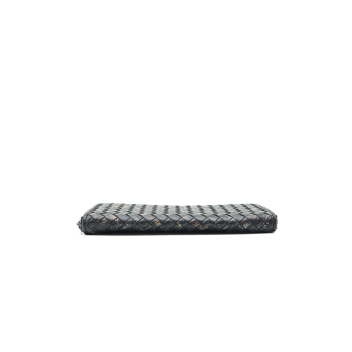 BOTTEGA VENETA -AROUND WALLET BLACK