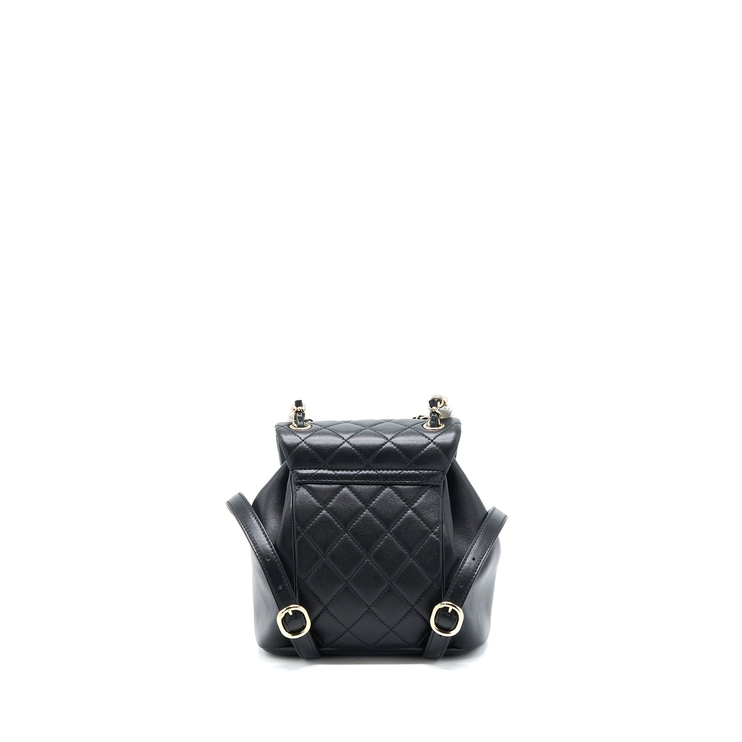 Chanel 23C Duma Mini Backpack Calfskin Black LGHW (Microchip)