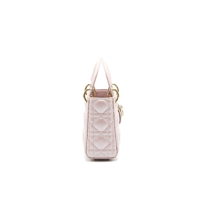DIOR MINI LADY WITH CHAIN LOTUS PEARL GHW