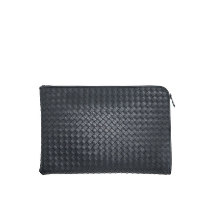 bottega Veneta Intrecciato weave small document case/ clutch