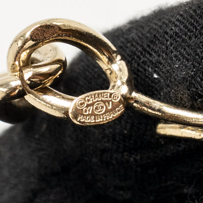 Chanel Letter Chain Belt Light Gold Tone