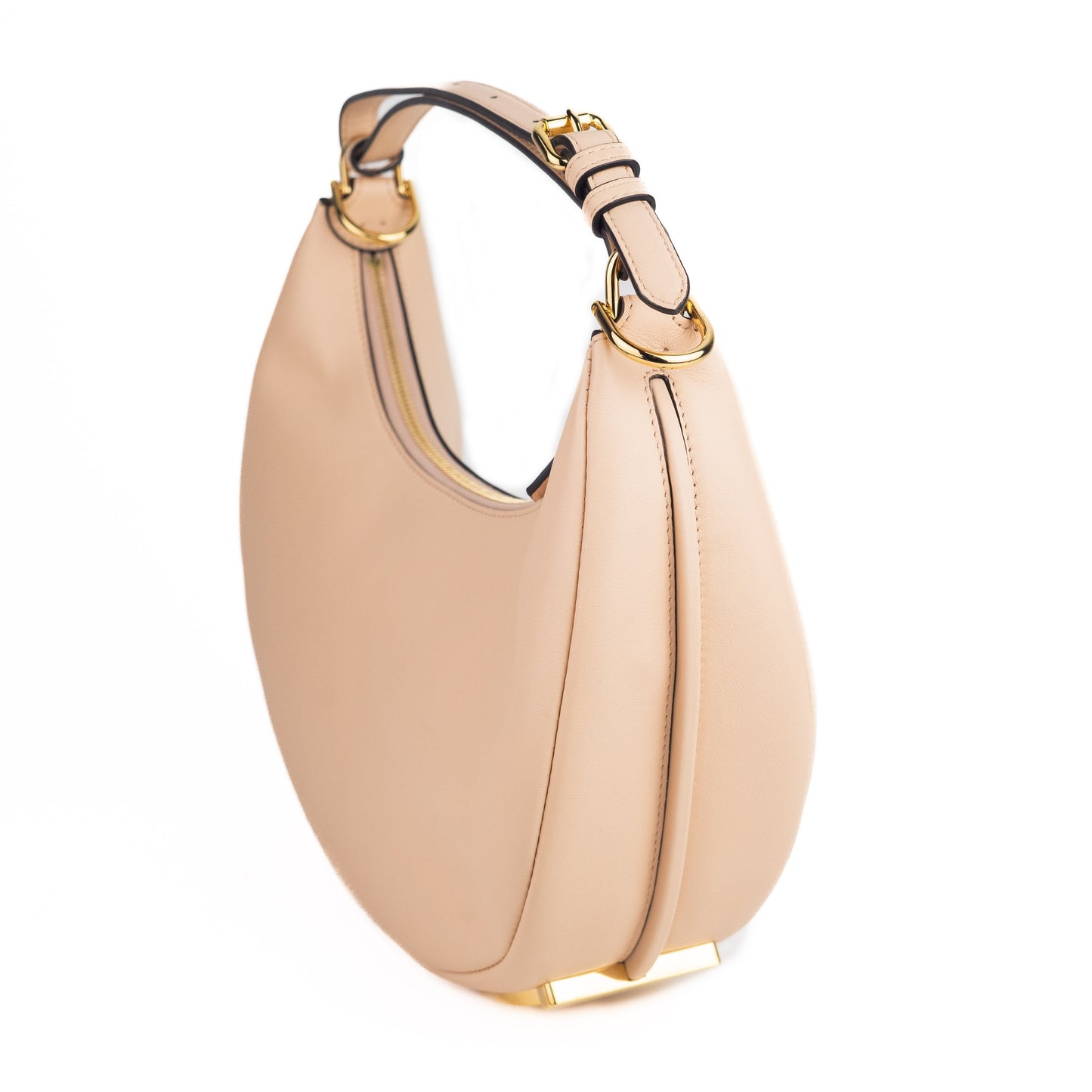 Fendi Fendigraphy Small Leather Bag in Pale Pink