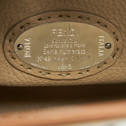 Fendi Medium Peekaboo Bag in Romano Leather Caramel SHW