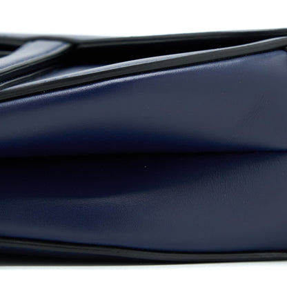 Dior Medium Saddle Purse Smooth Calfskin Navy