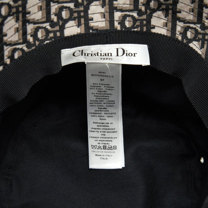 Dior Size 57 Teddy-D Brim Bucket Hat With Veil