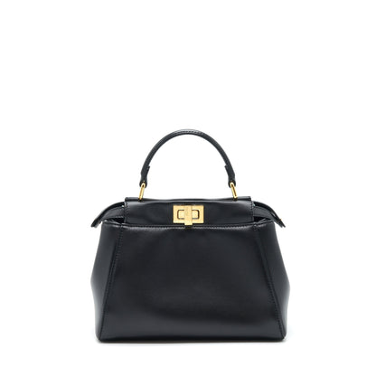 Fendi Mini Peekaboo Lambskin Black