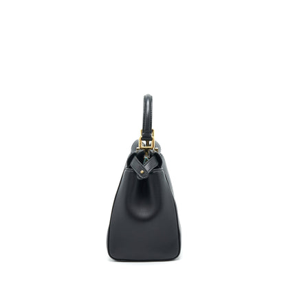 Fendi Mini Peekaboo Lambskin Black
