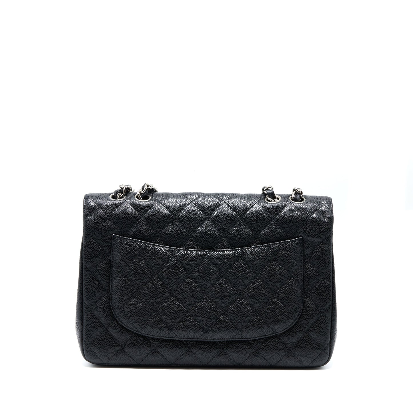 Chanel Jumbo Single Flap Bag Caviar Black SHW