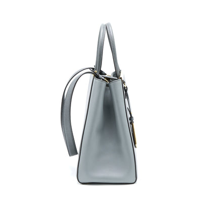 Fendi 2 Jours Large Purse Grey