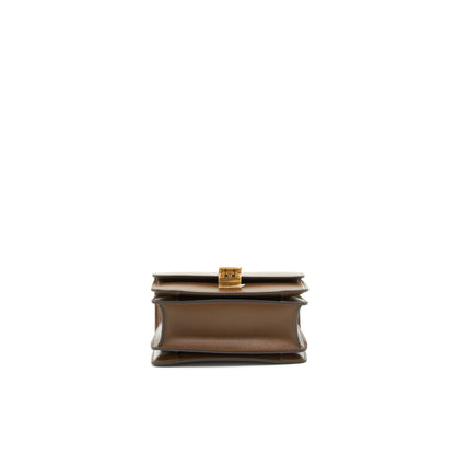 Celine Small Classic Box Purse camel