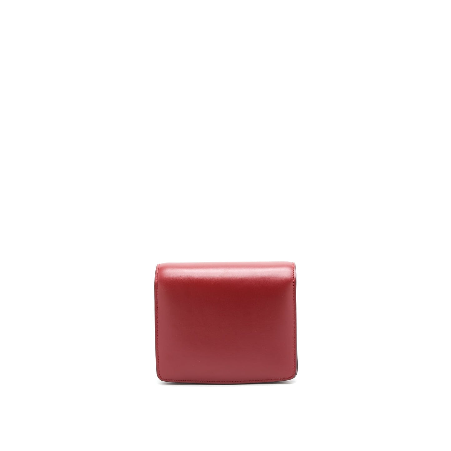 Celine small Classic Box Purse Red with
