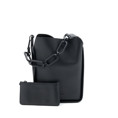 Balenciaga Tool 2.0 North-South Tote Purse Calfskin Black with Black Hardware