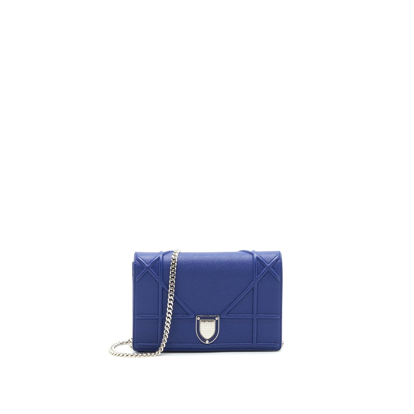Dior Diorama Wallet on Chain Blue with