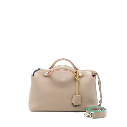 Fendi By The Way Purse Mutilcolour Tail Calfskin Beige