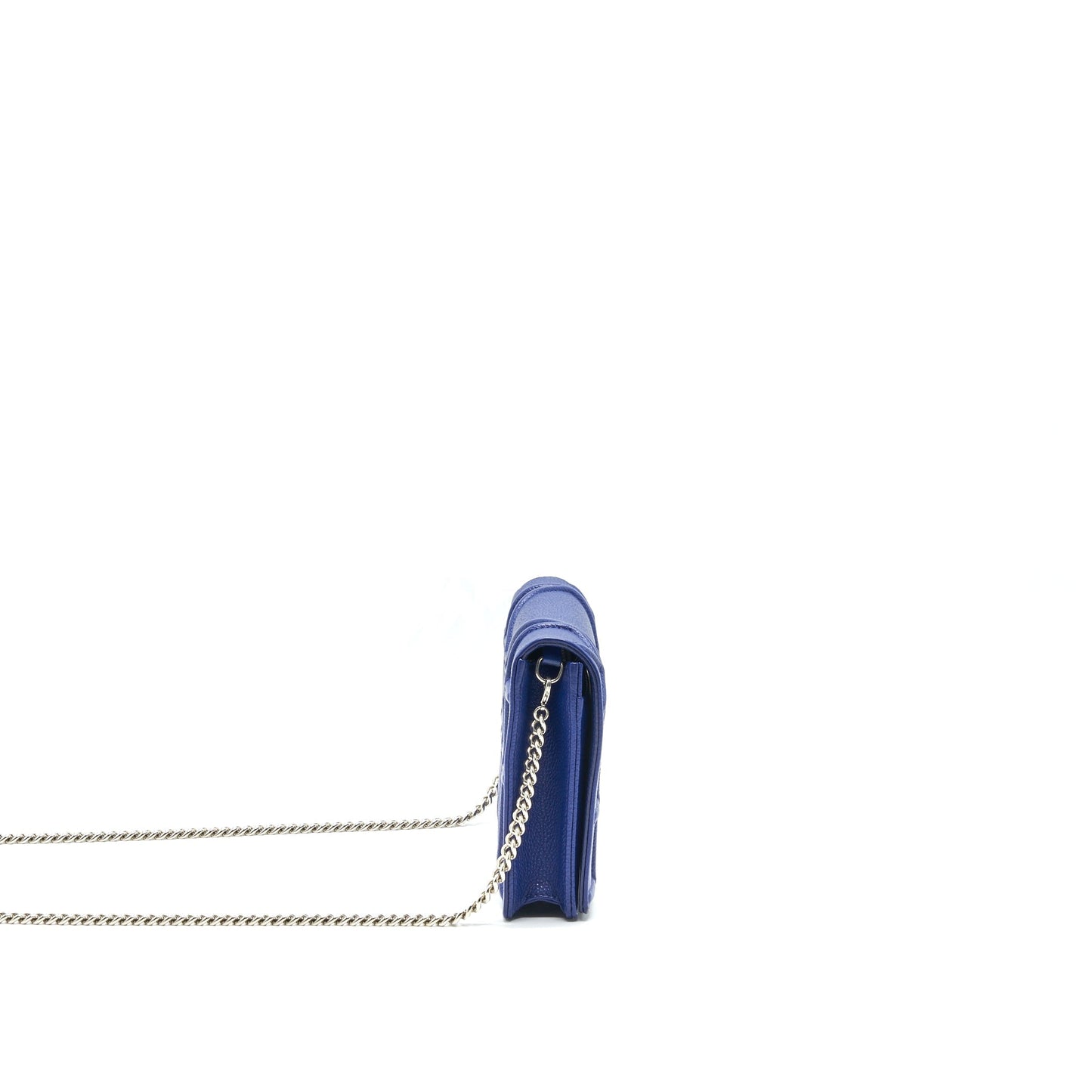 Dior Diorama Wallet on Chain Blue with