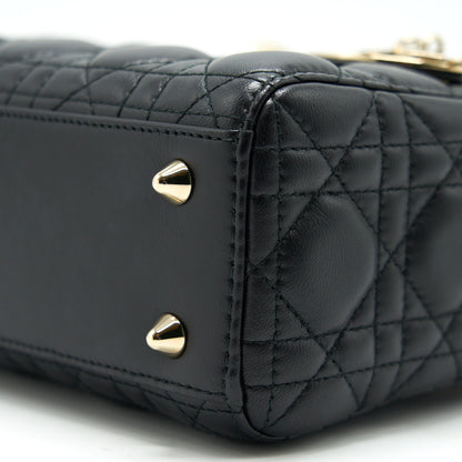 DIOR SMALL LADY DIOR BAG BLACK GHW