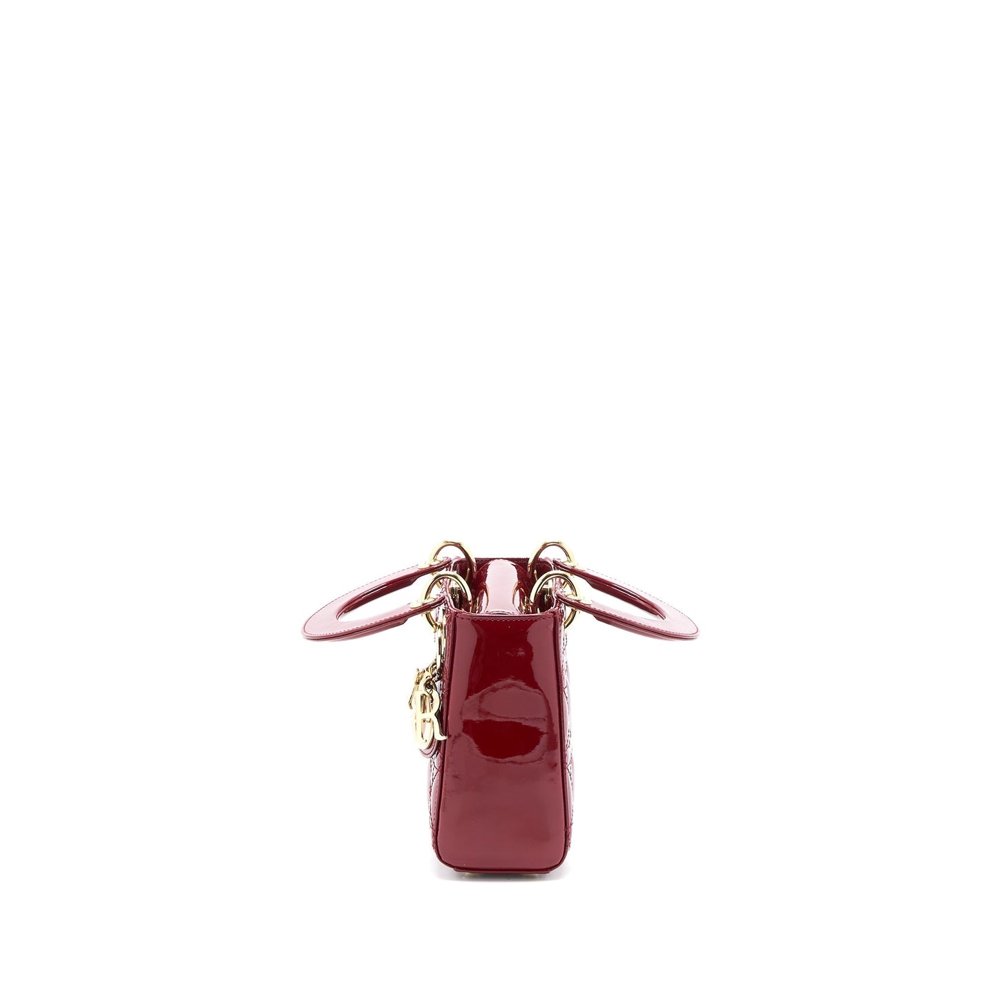 Dior Mini Lady Dior Patent Red