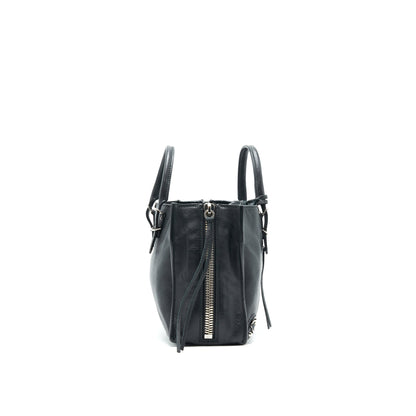 BALENCIAGA PAPIER A4 CLASSIC STUDS Purse LEATHER BLACK