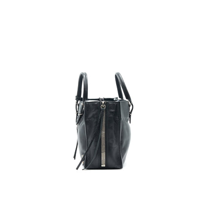 BALENCIAGA PAPIER A4 CLASSIC STUDS Purse LEATHER BLACK