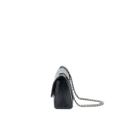 Chanel Small 2.55 225 Reissue Flap Bag Aged Calfskin Black Ruthenium SHW