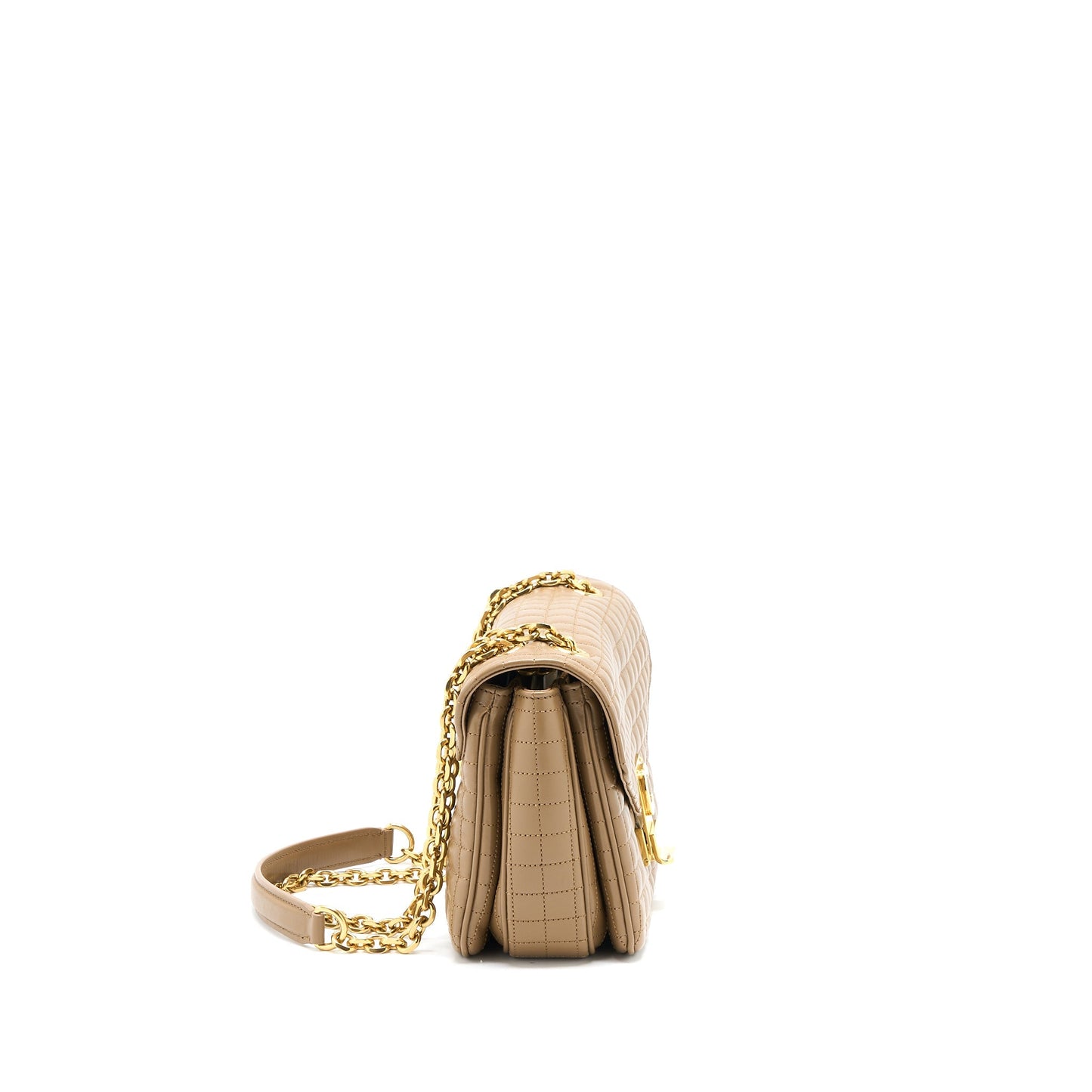 Celine C Purse Calfskin Light Camel