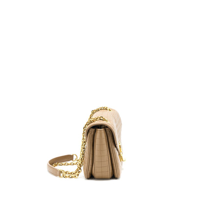 Celine C Purse Calfskin Light Camel