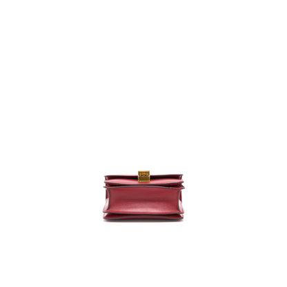 Celine Mini Box Calfskin Red