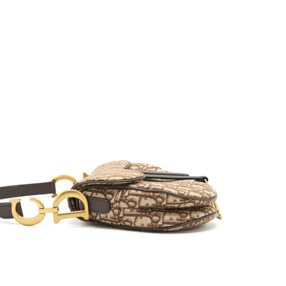 Dior medium saddle Purse brown Oblique