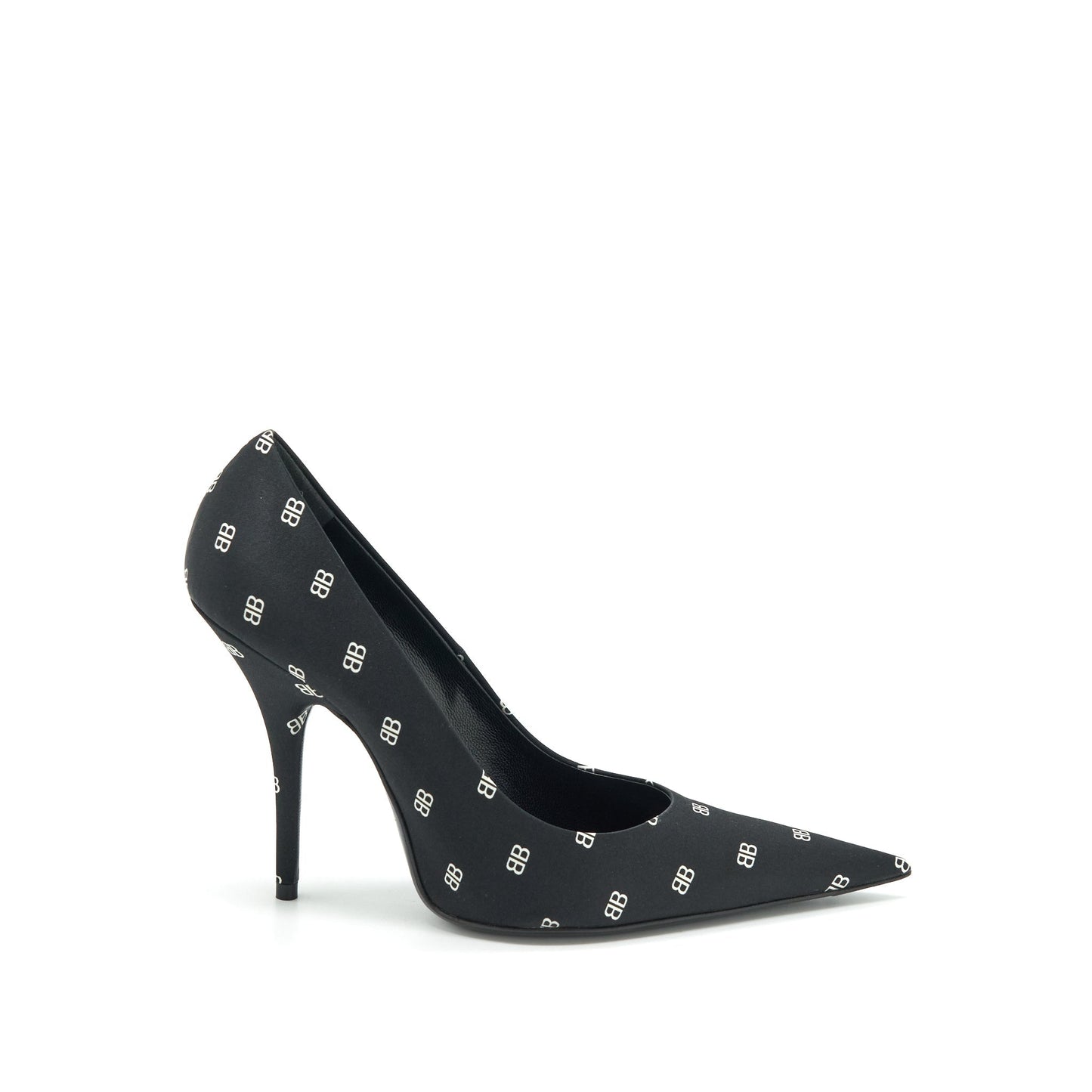 Balenciaga Size 36 Satin Knife Heels Black