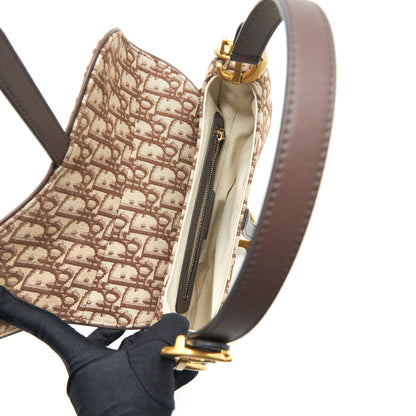 Dior medium saddle Purse brown Oblique