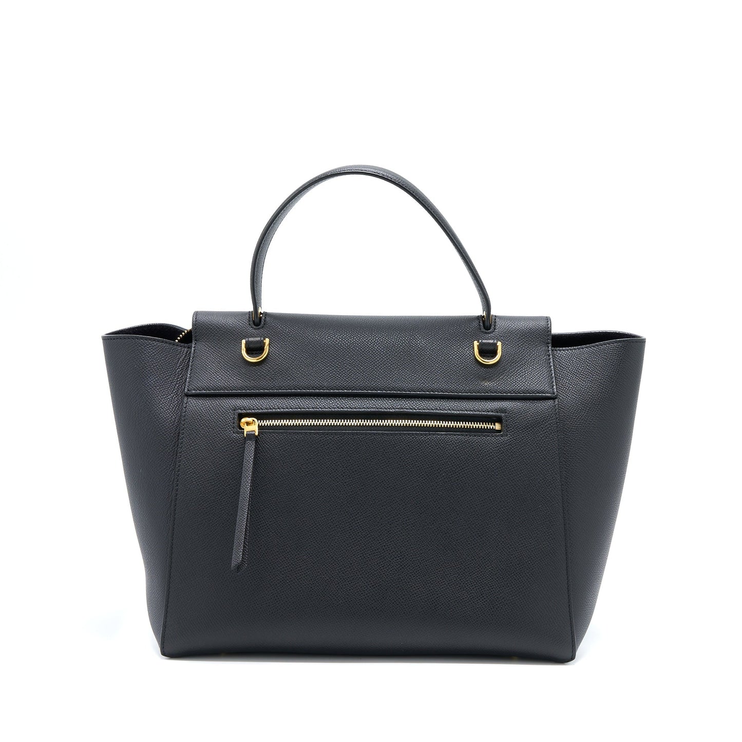 Celine Mini Belt Grained Calfskin Black