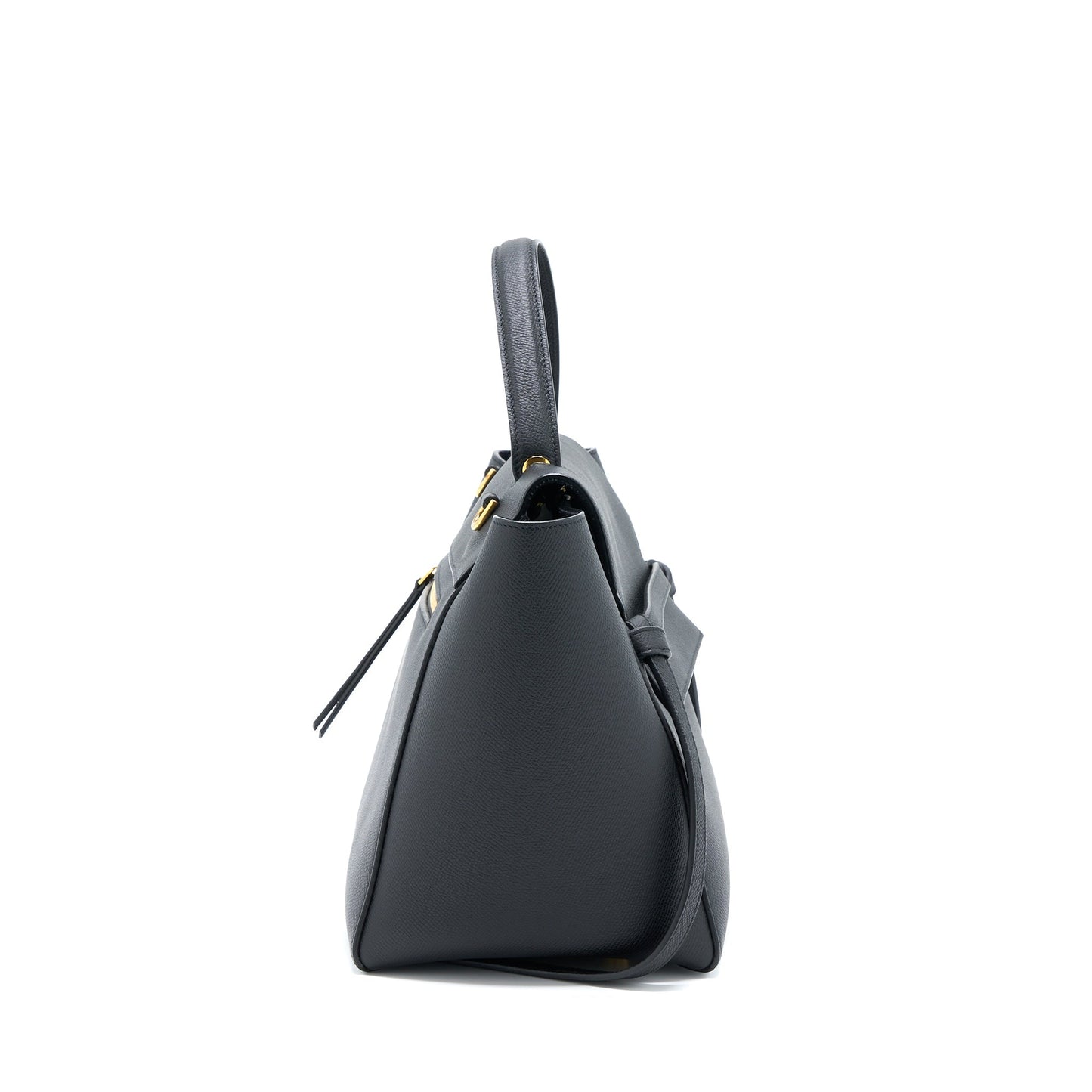 Celine Mini Belt Grained Calfskin Black