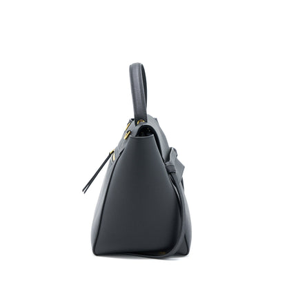 Celine Mini Belt Grained Calfskin Black